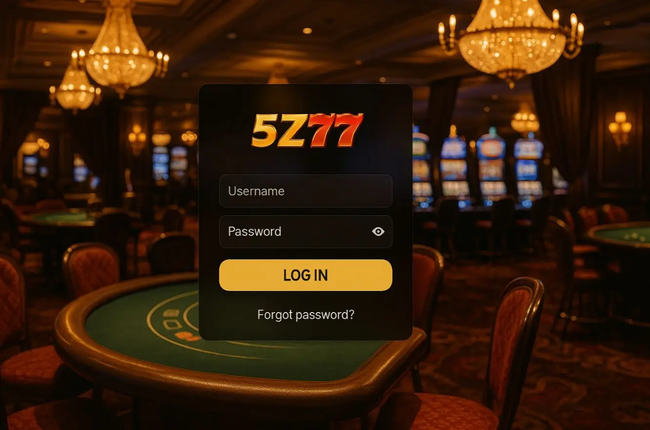 One login, full control over 5Z777 casino
                  