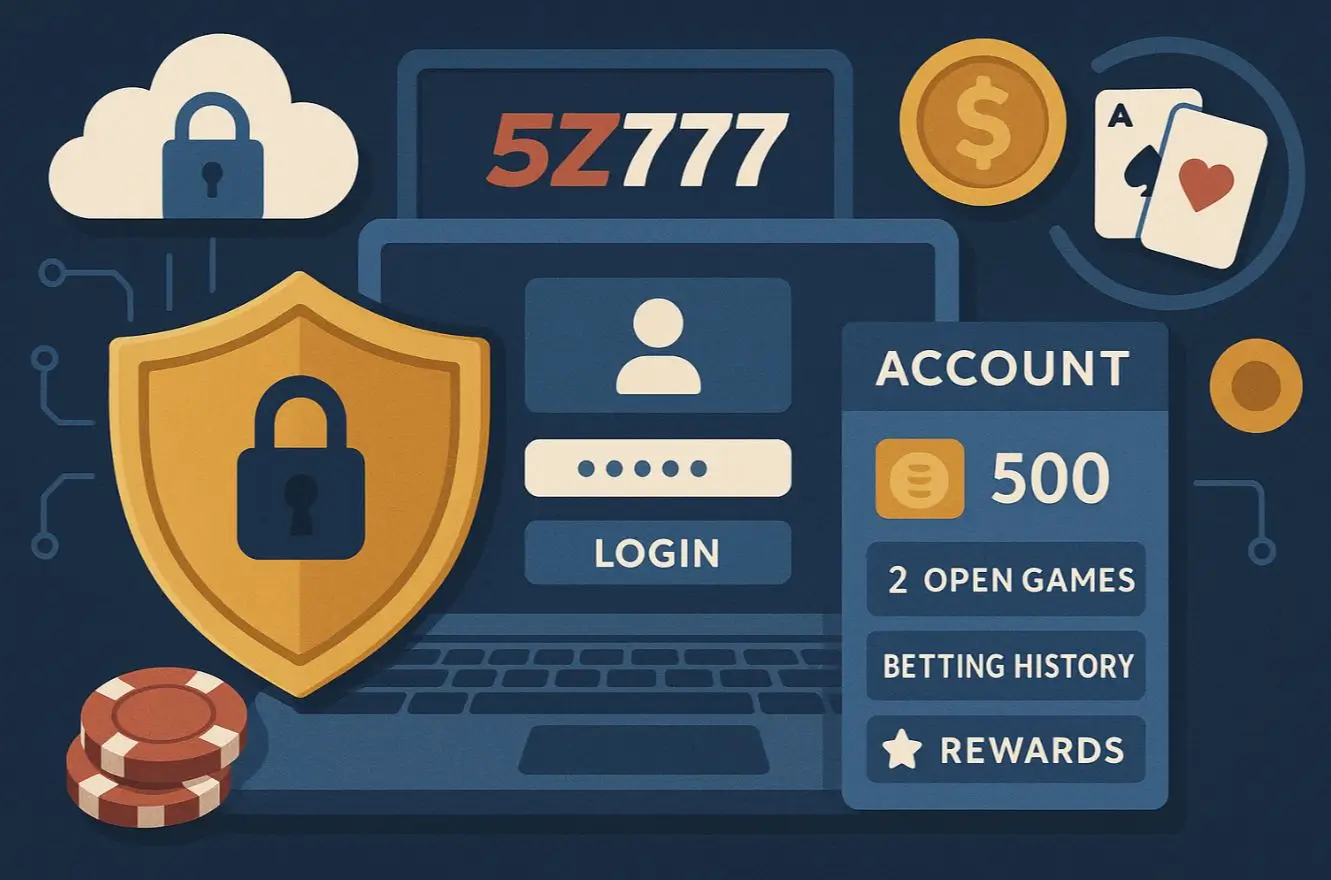 Easy Registration, Quick Login to Casino 5Z777
                  